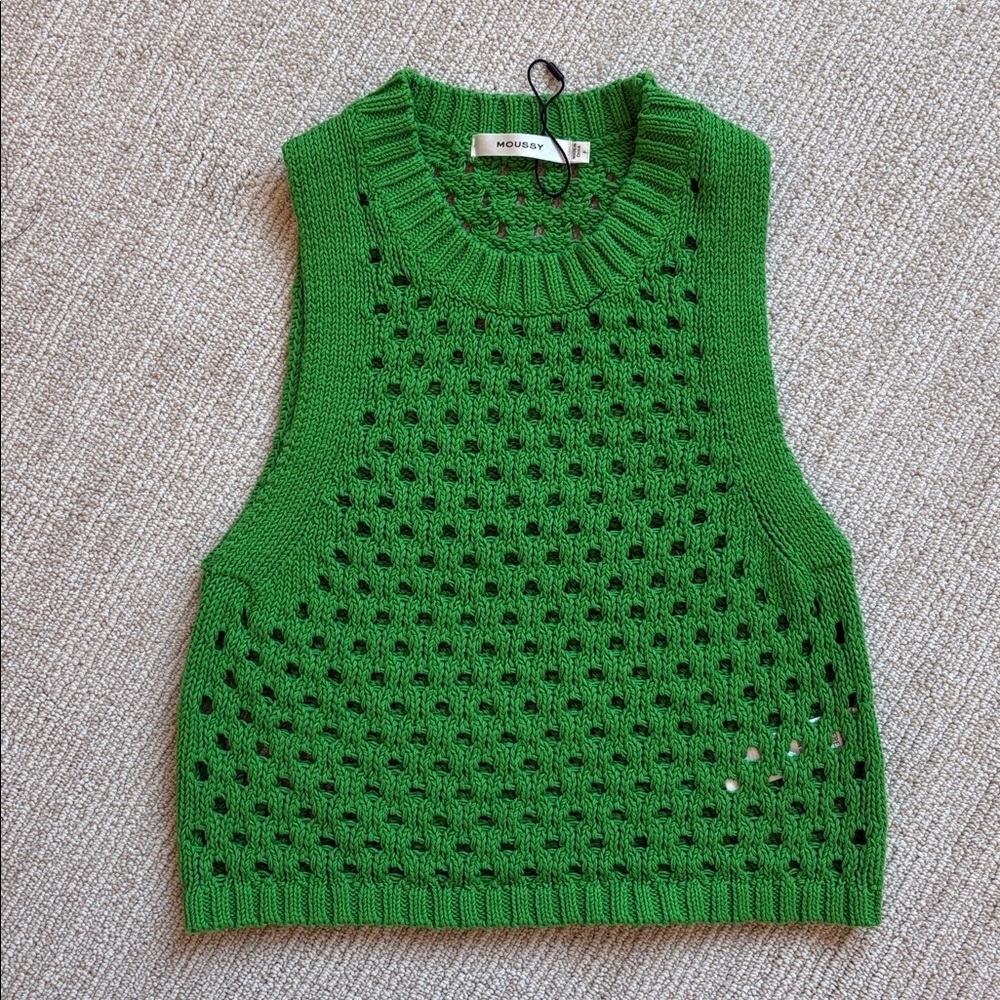 Moussy Crochet Tank Top